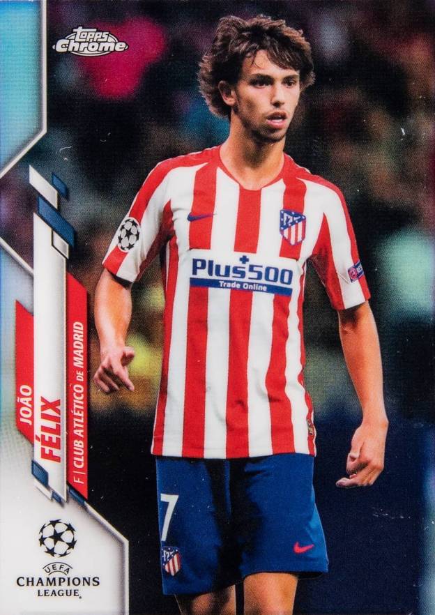 2019 Topps Chrome UEFA Champions League Joao Felix #25 Soccer Card