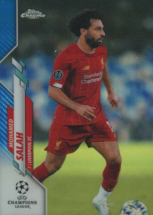 2019 Topps Chrome UEFA Champions League Mohamed Salah #69 Soccer Card