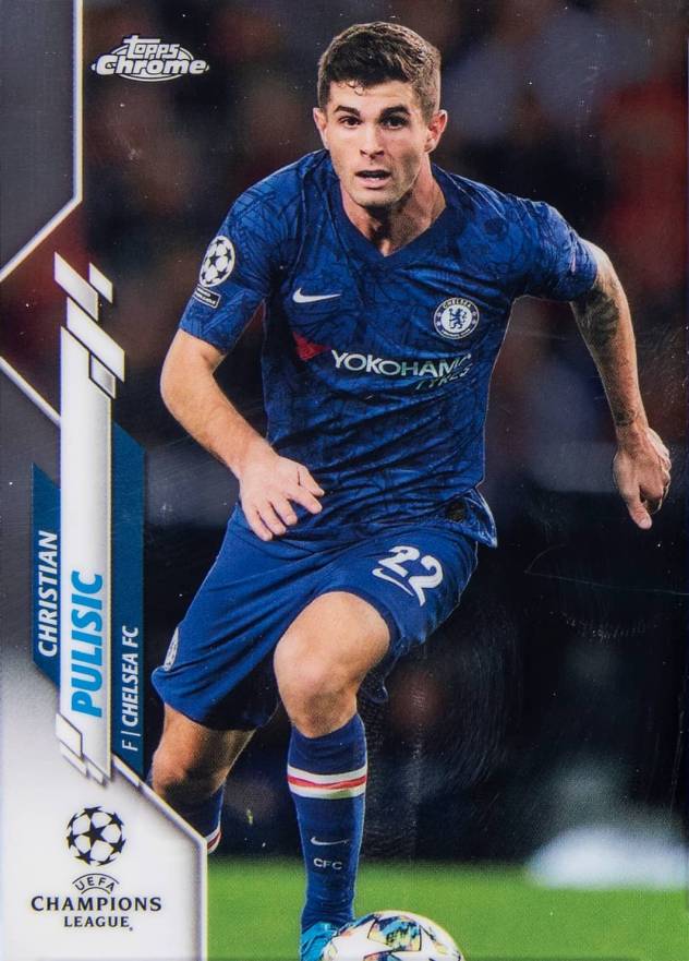 2019 Topps Chrome UEFA Champions League Christian Pulisic #47 Soccer Card