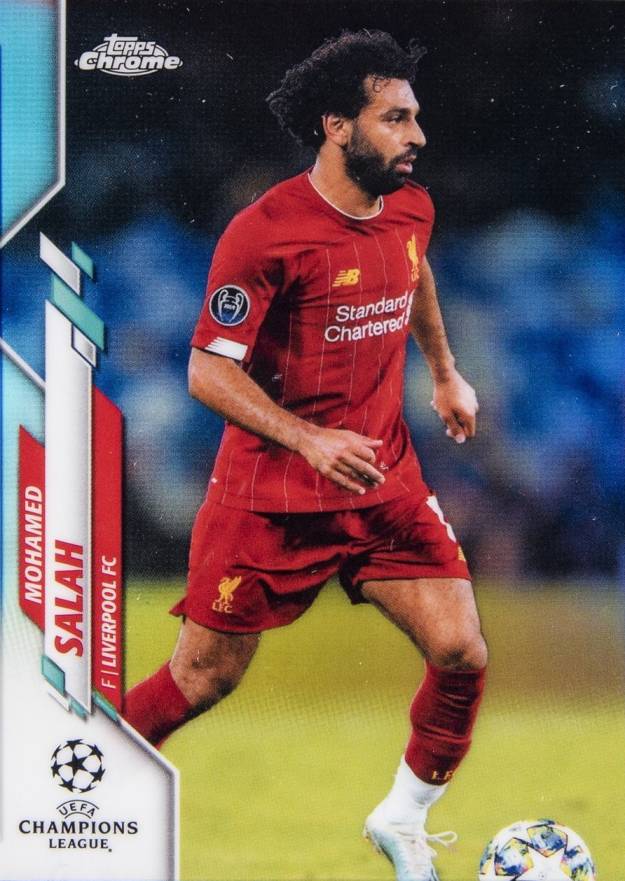 2019 Topps Chrome UEFA Champions League Mohamed Salah #69 Soccer Card