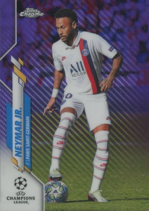 2019 Topps Chrome UEFA Champions League Neymar Jr. #95 Soccer Card