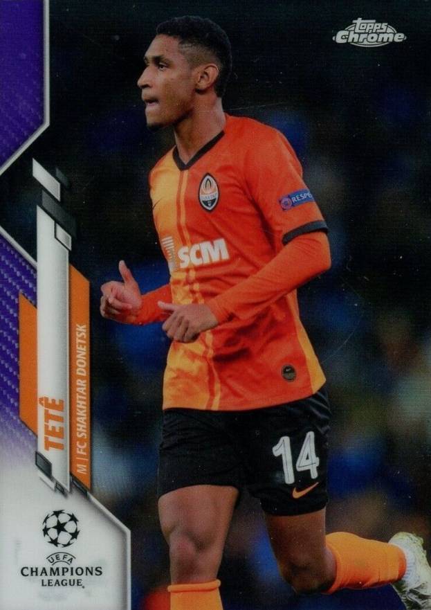 2019 Topps Chrome UEFA Champions League Tete #43 Soccer Card