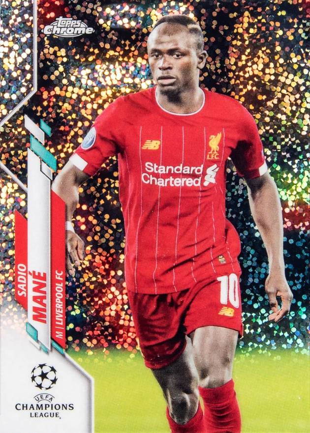 2019 Topps Chrome UEFA Champions League Sadio Mane #90 Soccer Card