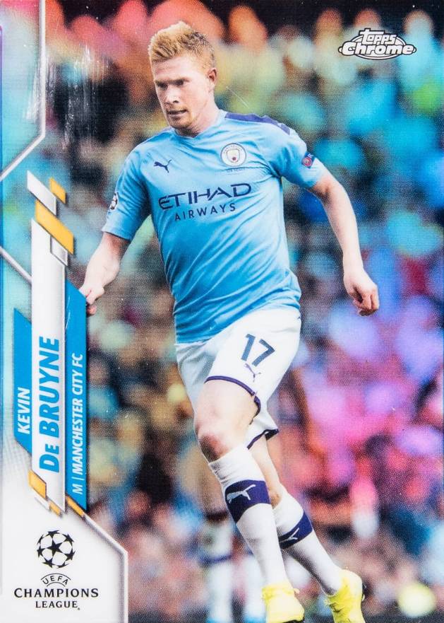 2019 Topps Chrome UEFA Champions League Kevin de Bruyne #19 Soccer Card