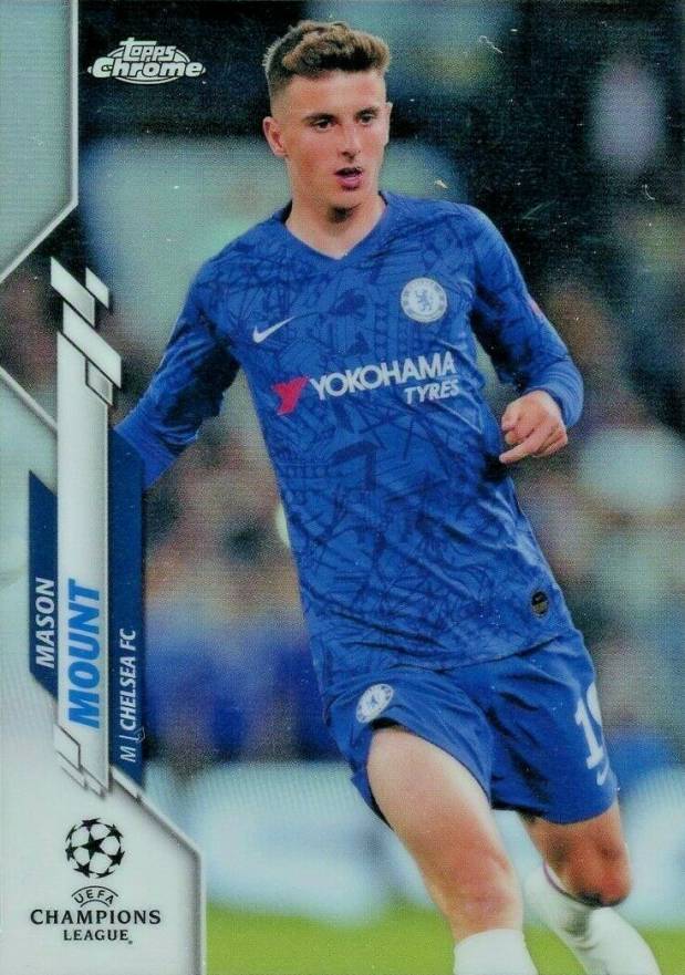 2019 Topps Chrome UEFA Champions League Mason Mount #30 Soccer Card