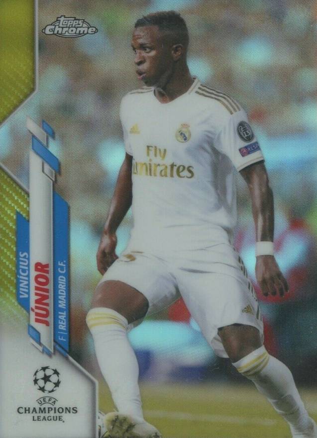 2019 Topps Chrome UEFA Champions League Vinicius Junior #33 Soccer Card