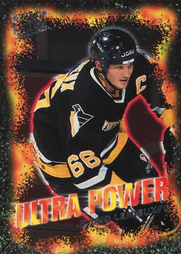 1996 Ultra Power Mario Lemieux #11 Hockey Card