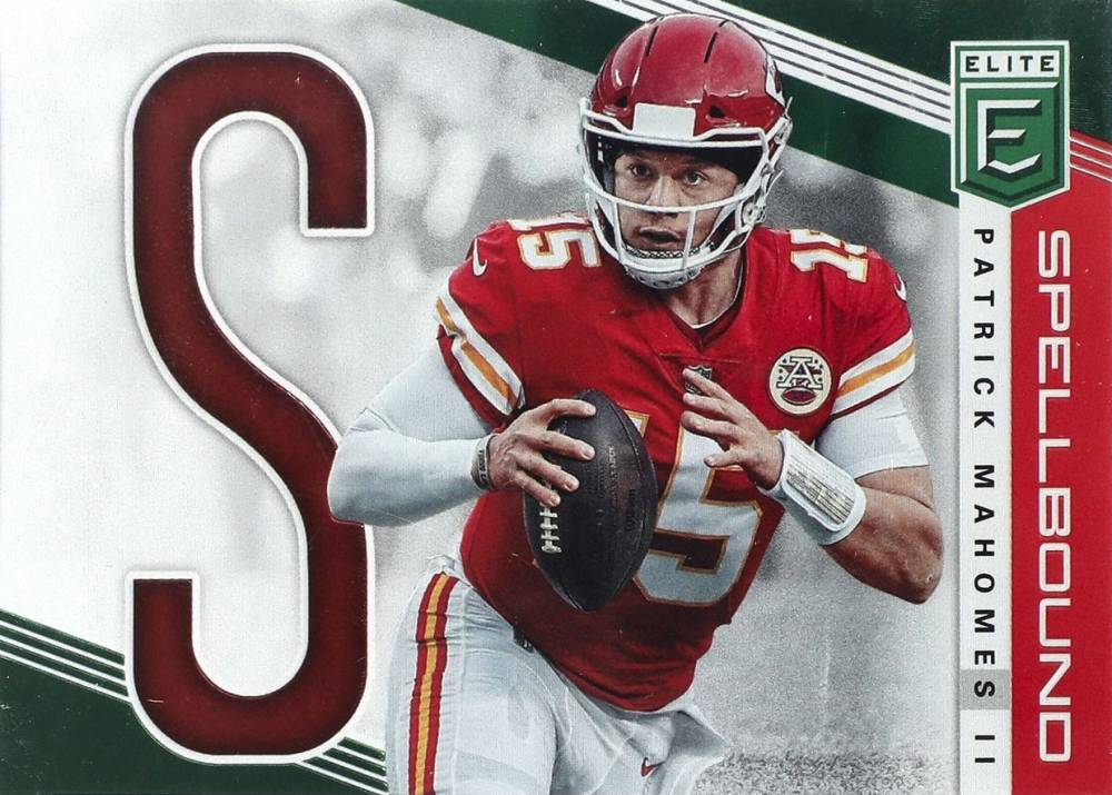 2019 Panini Donruss Elite Spellbound Patrick Mahomes II #SP7 Football Card