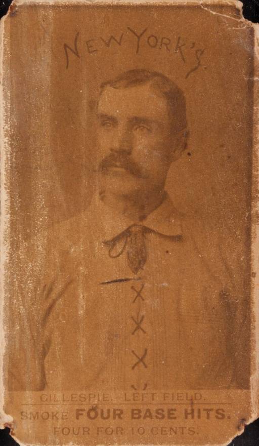 1887 Four Base Hits Pete Gillespie #6 Baseball Card