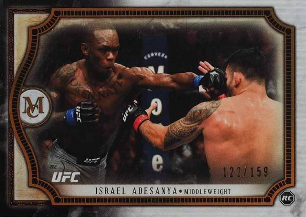 2018 Topps UFC Museum Collection Israel Adesanya #42 Other Sports Card