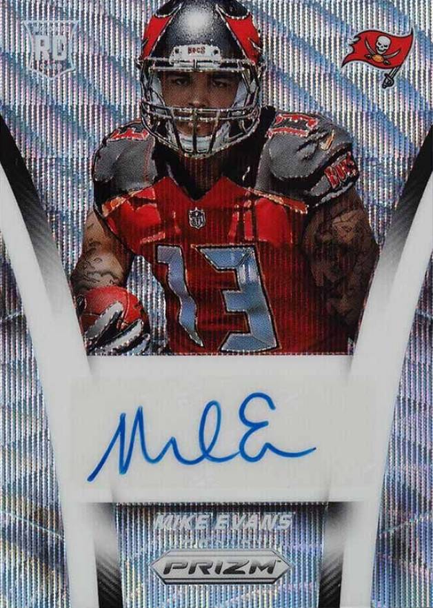 2014 Panini Prizm Autograph Rookies  Mike Evans #ARME Football Card