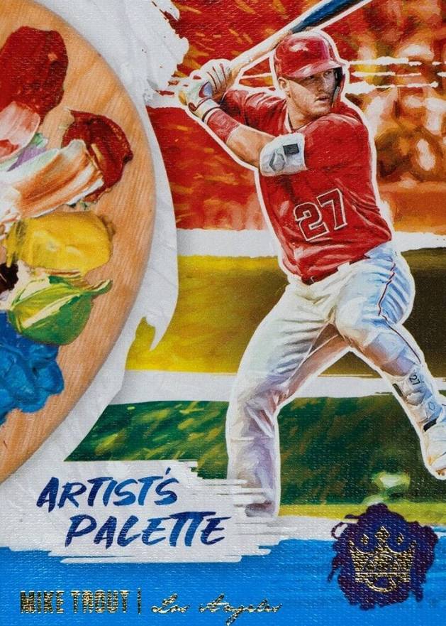 2020 Panini Diamond Kings Artist's Palette Mike Trout #AP6 Baseball Card