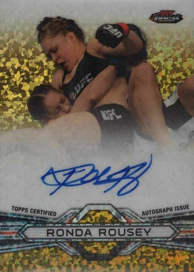 2013 Finest UFC Fighter Autograph Ronda Rousey #FFARR Other Sports Card