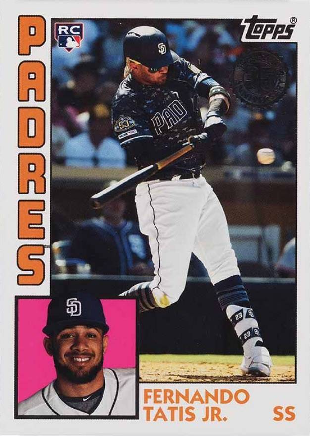 2019 Topps Update 1984 Topps Baseball Fernando Tatis Jr. #84-8 Baseball Card