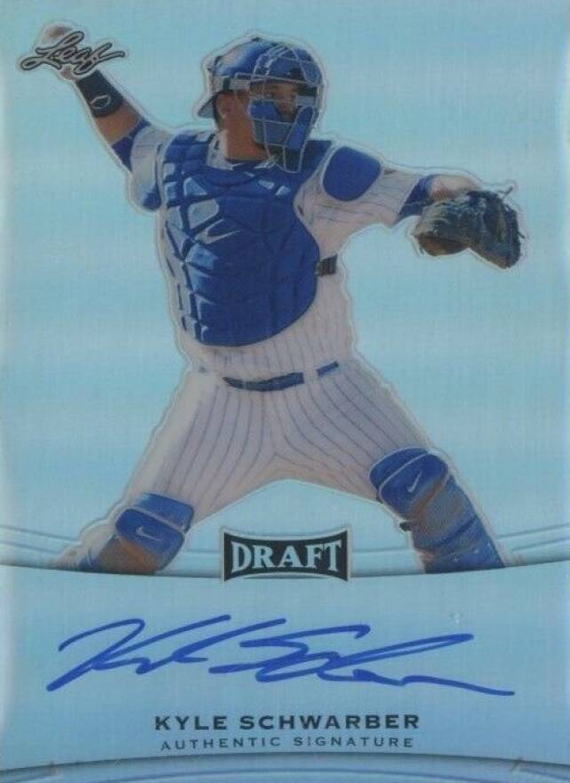 2015 Leaf Metal Draft Autographs Kyle Schwarber #KS1 Baseball Card