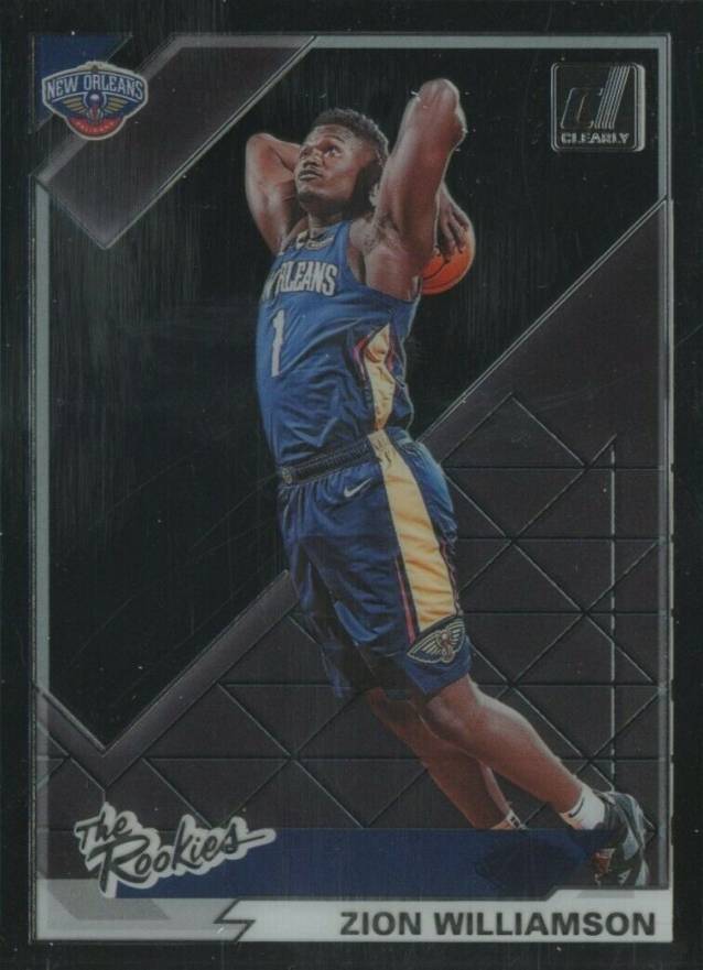 2019 Panini Clearly Donruss The Rookies Zion Williamson #1 Basketball Card