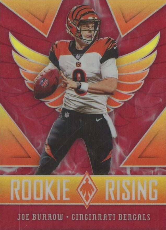 2020 Panini Phoenix Rookie Rising Joe Burrow #RR1 Football Card