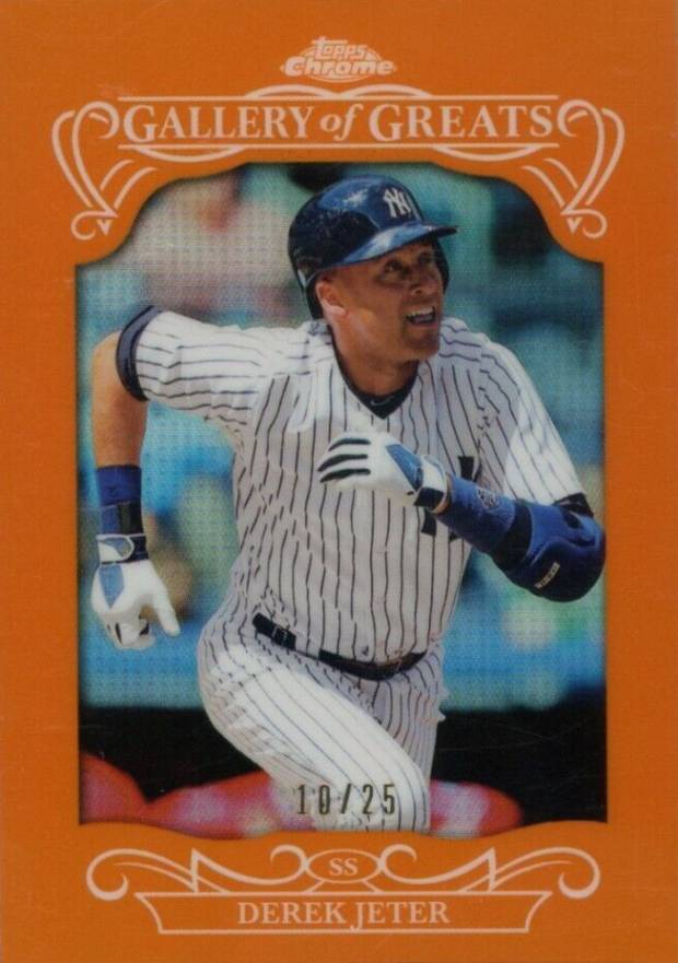 2015 Topps Chrome Gallery of Greats Derek Jeter #GGR2 Baseball Card