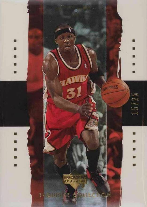 2003 Upper Deck Exquisite Collection Jason Terry #1 Basketball Card