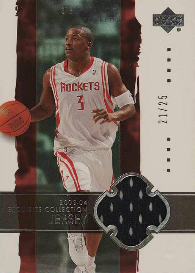 2003 Upper Deck Exquisite Collection Steve Francis #11-J Basketball Card