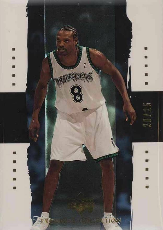 2003 Upper Deck Exquisite Collection Latrell Sprewell #22 Basketball Card