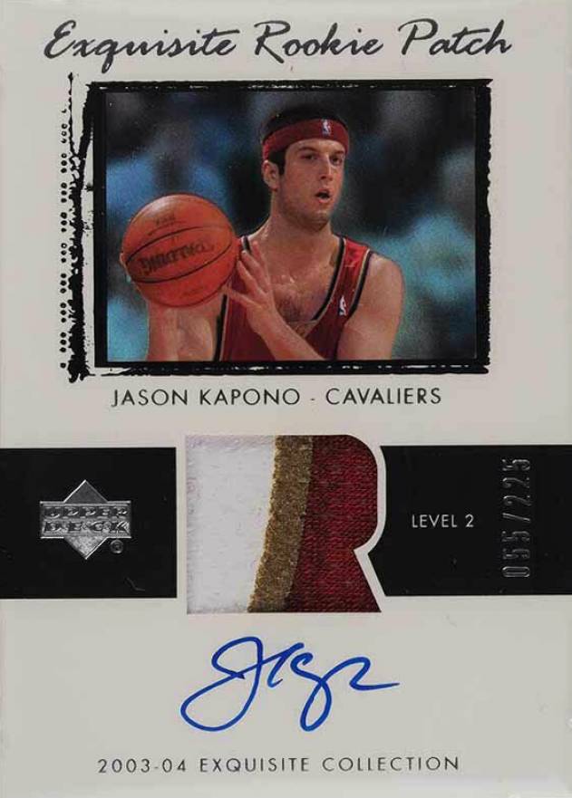 2003 Upper Deck Exquisite Collection Jason Kapono #47 Basketball Card