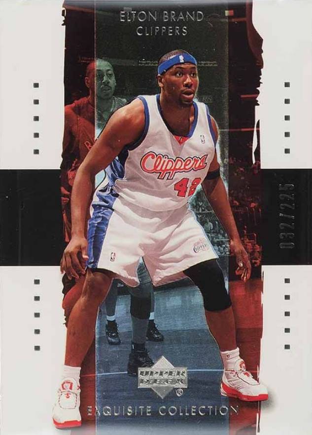 2003 Upper Deck Exquisite Collection Elton Brand #14 Basketball Card