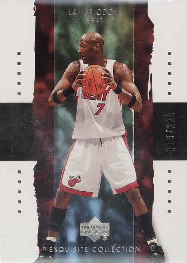 2003 Upper Deck Exquisite Collection Lamar Odom #19 Basketball Card