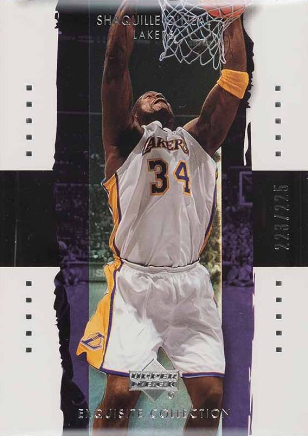 2003 Upper Deck Exquisite Collection Shaquille O'Neal #17 Basketball Card