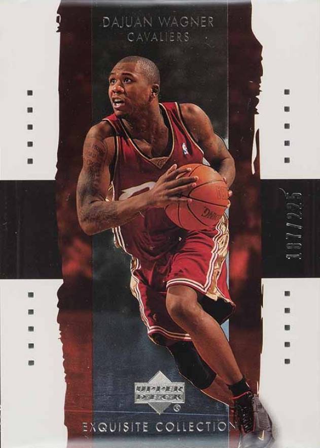 2003 Upper Deck Exquisite Collection Dajuan Wagner #5 Basketball Card