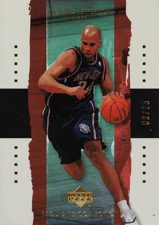 2003 Upper Deck Exquisite Collection Richard Jefferson #24 Basketball Card