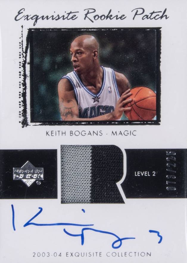 2003 Upper Deck Exquisite Collection Keith Bogans #45 Basketball Card