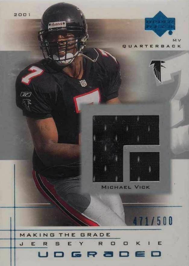 2001 Upper Deck Graded Michael Vick #54 Football Card