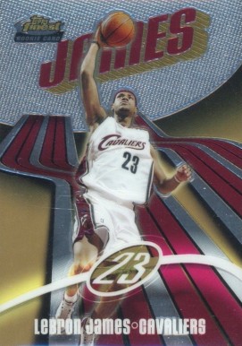 2003 Finest LeBron James #133 Basketball Card