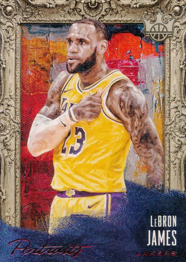 2018 Panini Court Kings Portraits LeBron James #47 Basketball Card