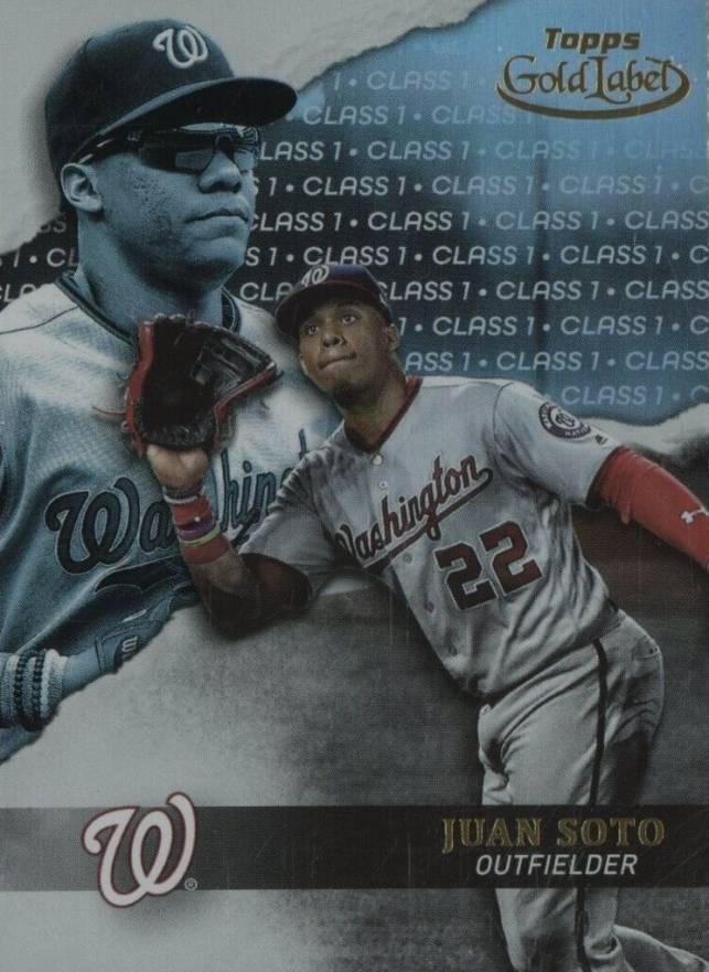 2020 Topps Gold Label  Juan Soto #100 Baseball Card