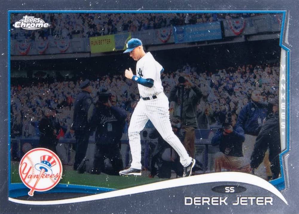 2014 Topps Chrome Derek Jeter #56 Baseball Card