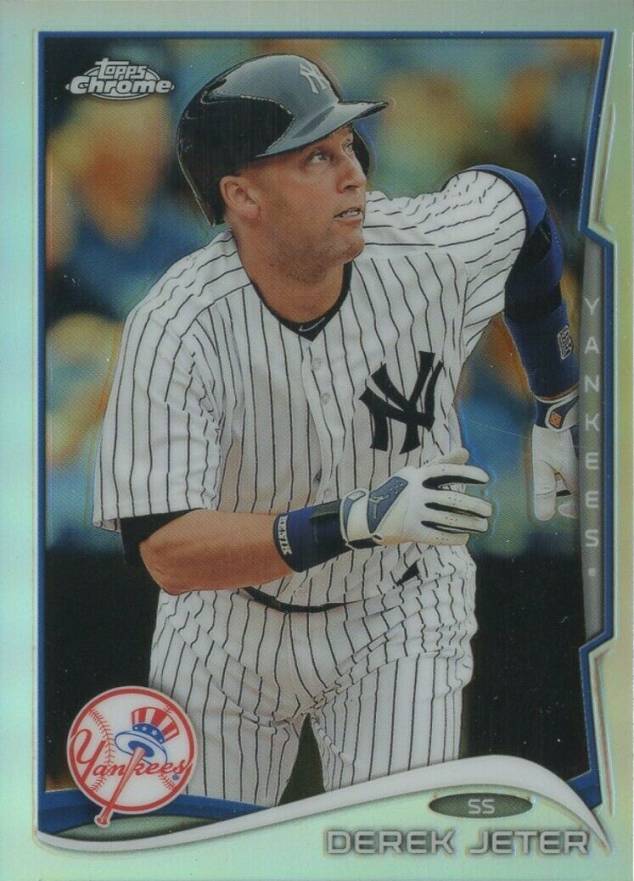 2014 Topps Chrome Derek Jeter #56 Baseball Card