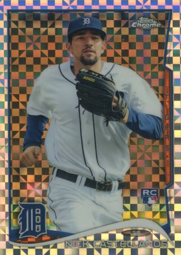 2014 Topps Chrome Nick Castellanos #4 Baseball Card