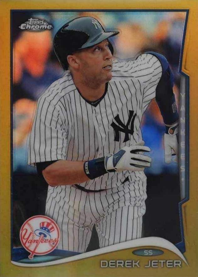 2014 Topps Chrome Derek Jeter #56 Baseball Card