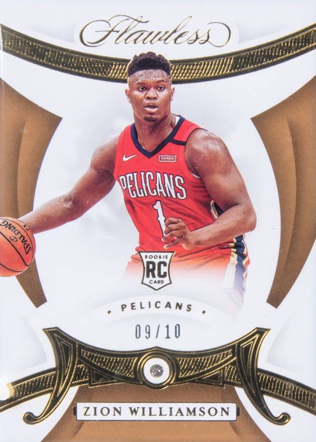 2019 Panini Flawless Zion Williamson #98 Basketball Card
