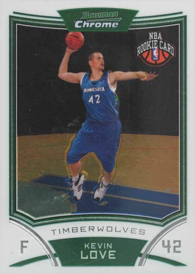 2008 Bowman Chrome Kevin Love #115 Basketball Card