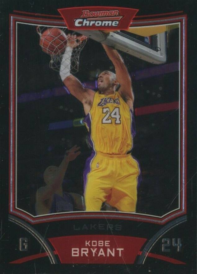 2008 Bowman Chrome Kobe Bryant #24 Basketball Card