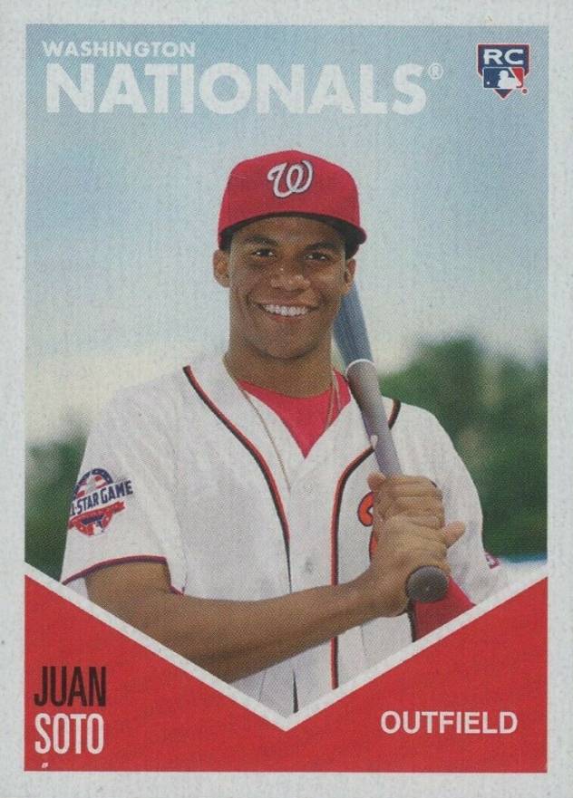 2018 Topps 582 Montgomery Club Set 1 Juan Soto #6 Baseball Card