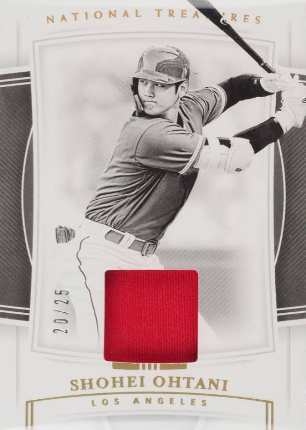 2020 Panini National Treasures Shohei Ohtani #102 Baseball Card