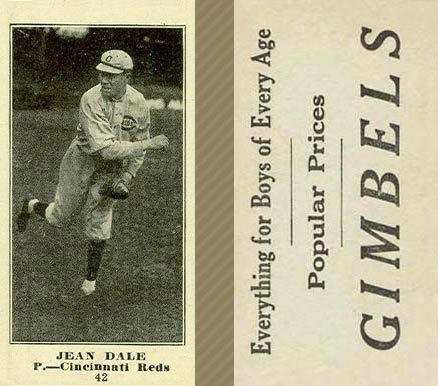 1916 Gimbels Jean Dale #42 Baseball Card