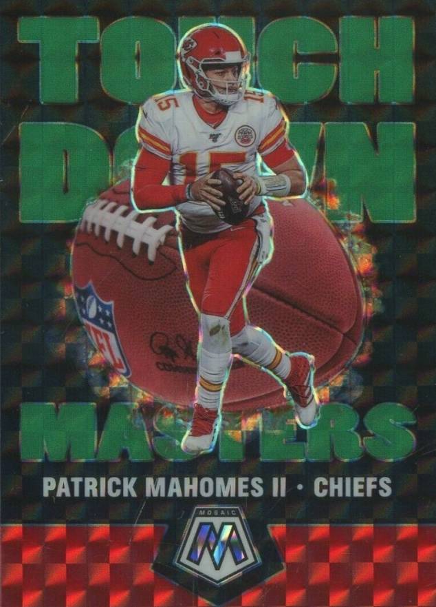 2020 Panini Mosaic Touchdown Masters Patrick Mahomes II #TM8 Football Card