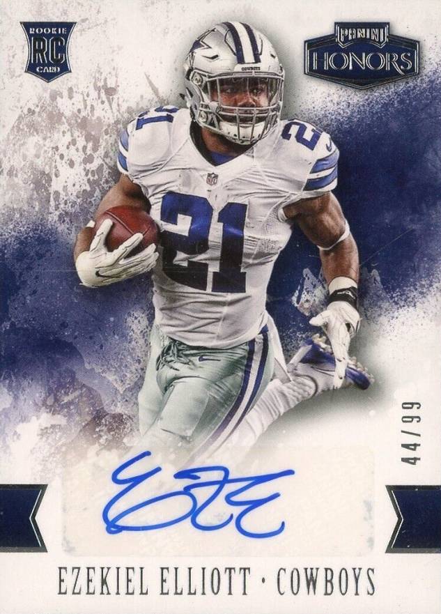 2016 Panini Honors  Ezekiel Elliott #82 Football Card