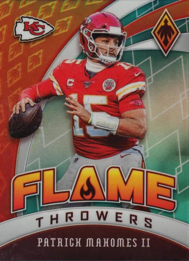 2020 Panini Phoenix Flame Throwers Patrick Mahomes II #22 Football Card