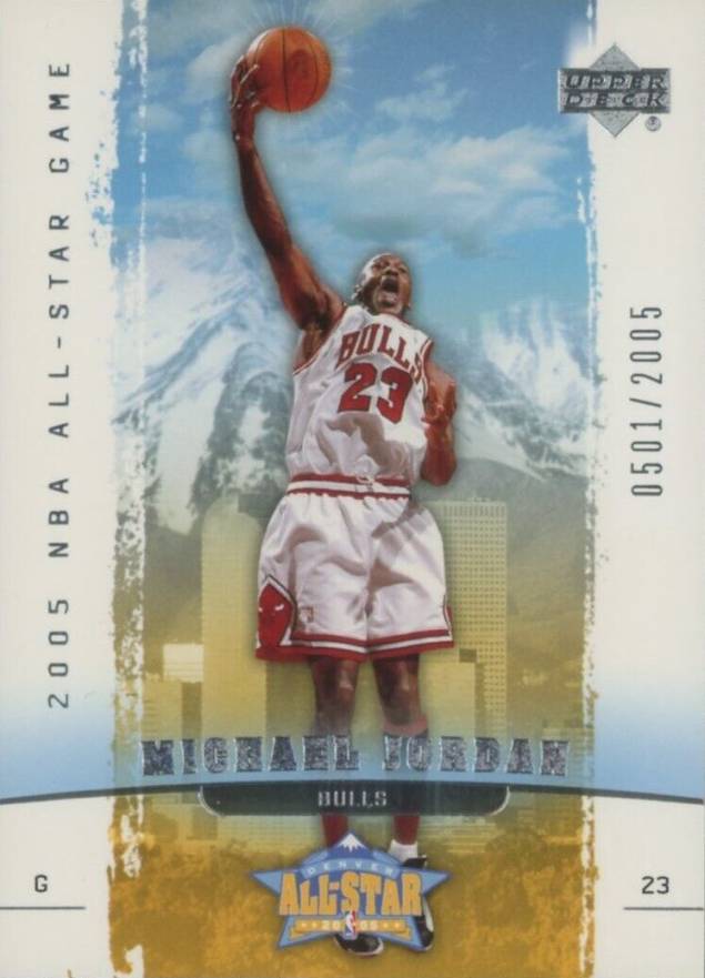 2005 Upper Deck All-Star Game Michael Jordan #MJ Basketball Card